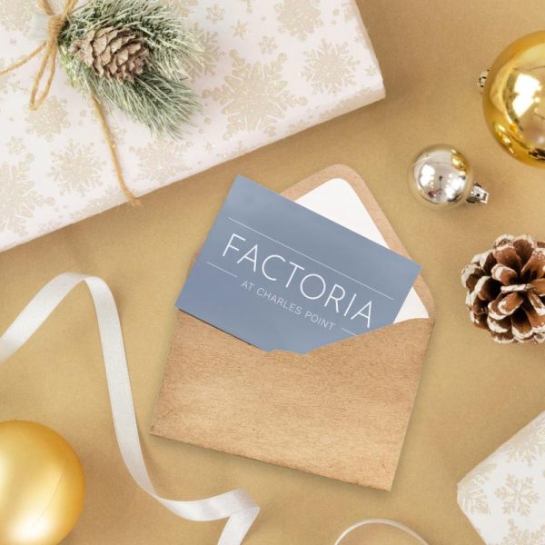 holiday festive gift card in an envelope